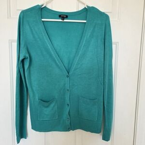 Apt. 9 Women's Vibrant Teal Cardigan